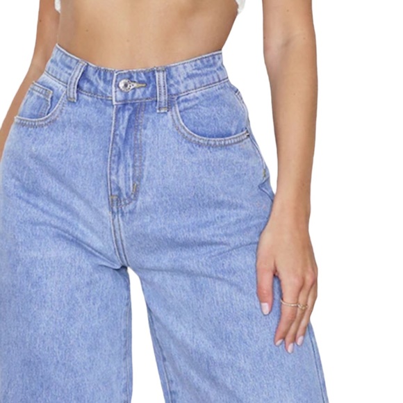 Vintage Wash Denim Longline Tun Up Boyfriend Shorts-Size4 - Picture 2 of 11